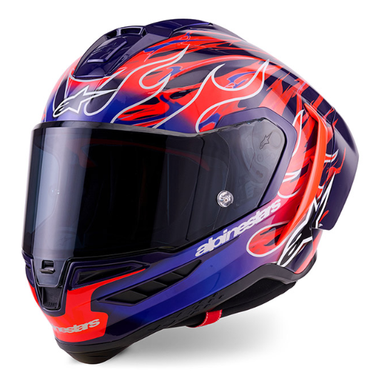 NEW Alpinestars SR10 Supertech R10 Flyte Purple Helmet In Stock