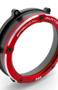 Red Ducabike Ducati Clear Clutch Cover Panigale V4 CCV401DA
