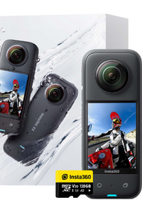 Insta360 X3 Motorcycle Bundle with SD Card

