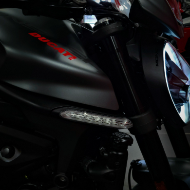 OEM Ducati Monster 937 Front Integrated Dynamic LED Turn Indicator Kit 96681221AA