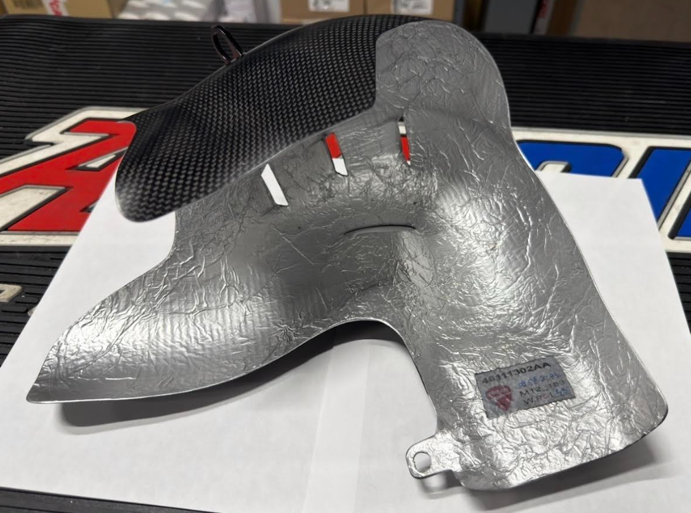 OEM Ducati Panigale V4 Heat Guard Rear 46111302AA