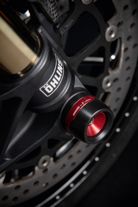 Ducati Rizoma Front Fork Slider Red and Black 97382021AA