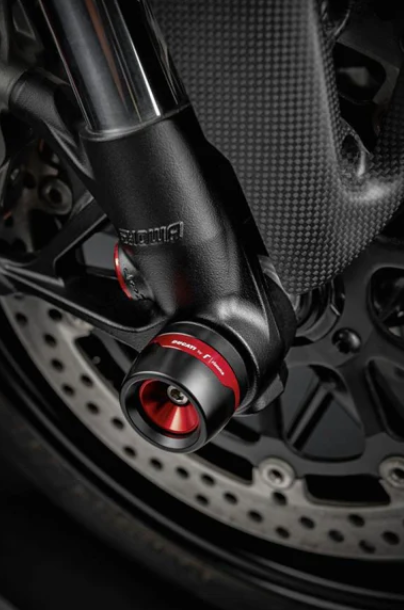 Ducati Rizoma Front Fork Slider Red and Black 97382021AA