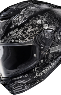 NEW Scorpion EXO-R330 Shake 2 Black Large Helmet
