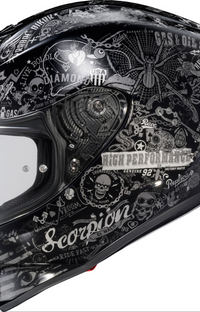 NEW Scorpion EXO-R330 Shake 2 Black Large Helmet
