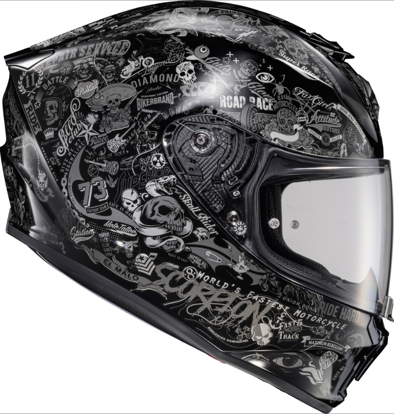 NEW Scorpion EXO-R330 Shake 2 Black Large Helmet
