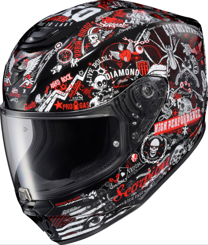 NEW Scorpion EXO-R330 Shake 2 Red Large Helmet