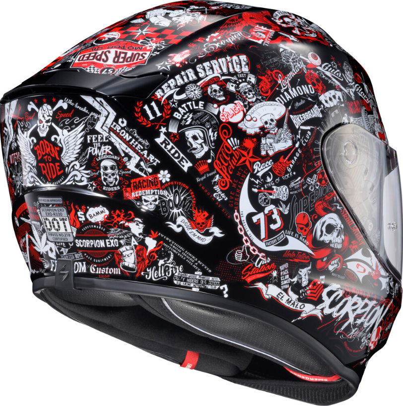NEW Scorpion EXO-R330 Shake 2 Red Large Helmet