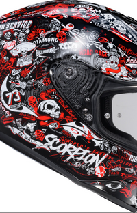 NEW Scorpion EXO-R330 Shake 2 Red Large Helmet
