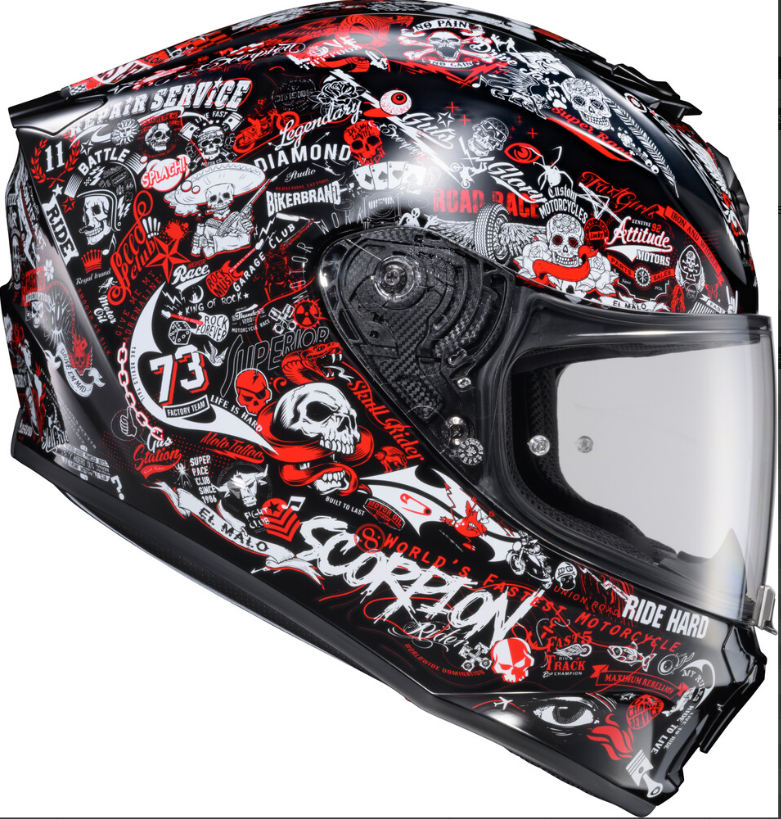 NEW Scorpion EXO-R330 Shake 2 Red Large Helmet