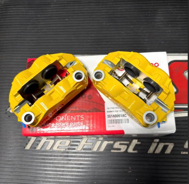 Ducati Yellow Front Brake Calipers Yellow 96180901AC