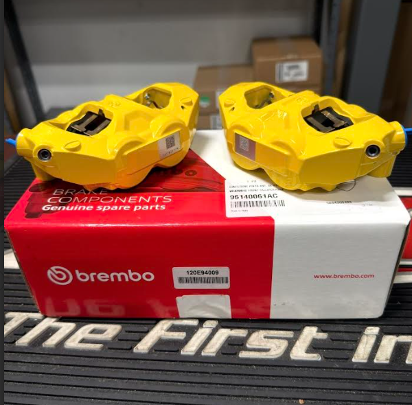 Ducati Yellow Front Brake Calipers Yellow 96180901AC
