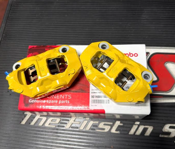 Ducati Yellow Front Brake Calipers Yellow 96180901AC