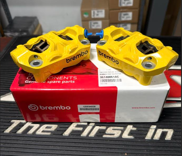 Ducati Yellow Front Brake Calipers Yellow 96180901AC