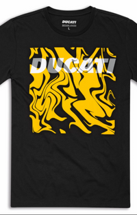 Ducati Art Yellow and Black Small T-shirt
