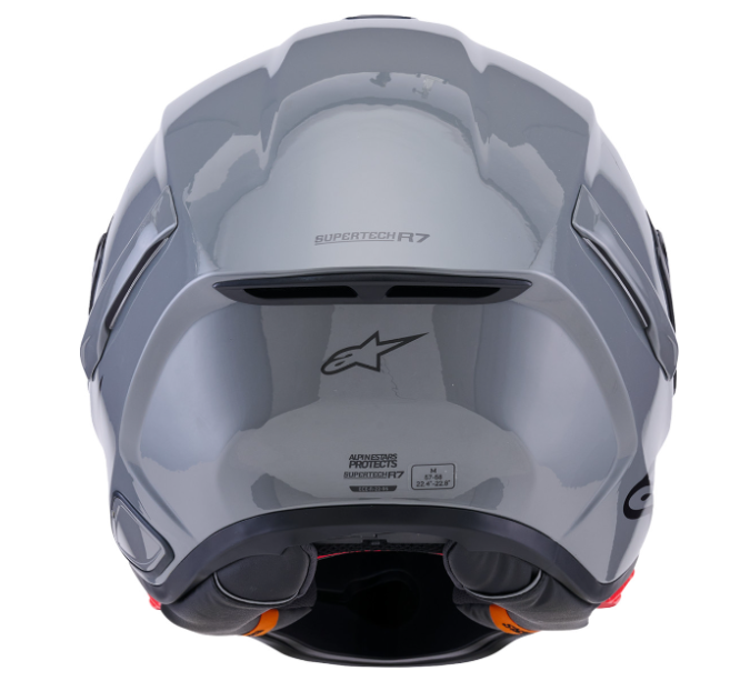 Alpinestars S-R7 Gray Glossy Medium Helmet