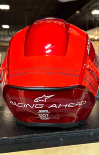 Alpinestars S-R7 A-Core Red White Glossy Medium Helmet
