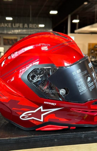 Alpinestars S-R7 A-Core Red White Glossy Medium Helmet
