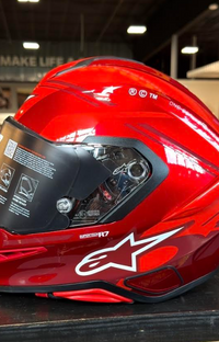 Alpinestars S-R7 A-Core Red White Glossy Medium Helmet

