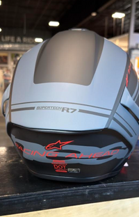 Alpinestars S-R7 A-Core Matte Black Gray Red Large Helmet
