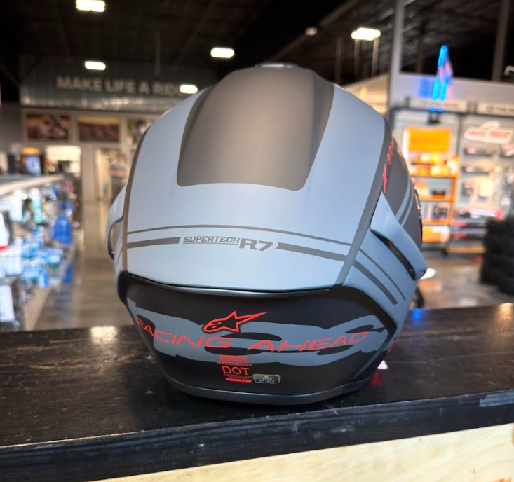 Alpinestars S-R7 A-Core Matte Black Gray Red Large Helmet