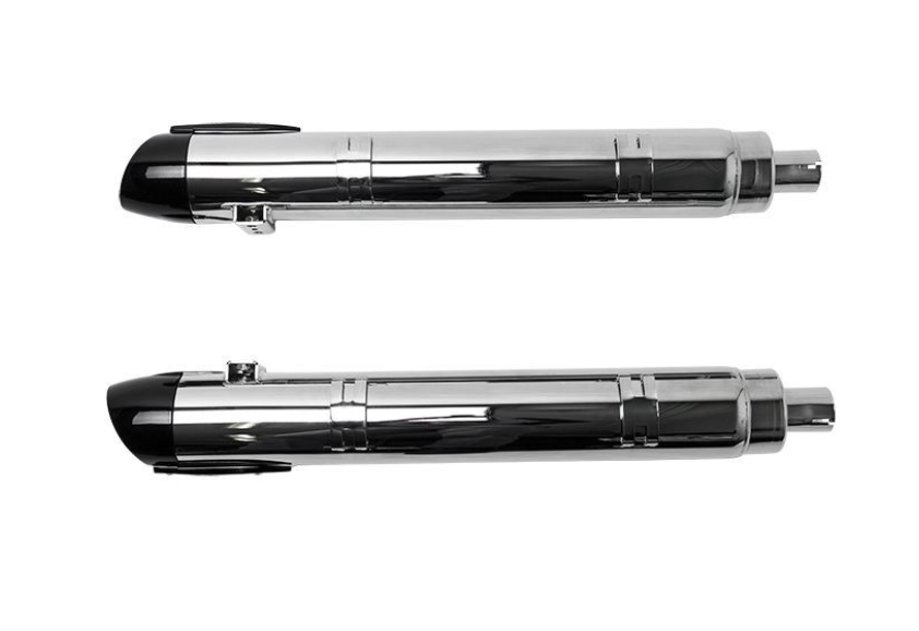 S&S Cycle Indian Chrome 4" Broadhead Slip-On Mufflers 550-1076