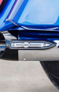 S&S Cycle Indian Chrome 4" Broadhead Slip-On Mufflers 550-1076
