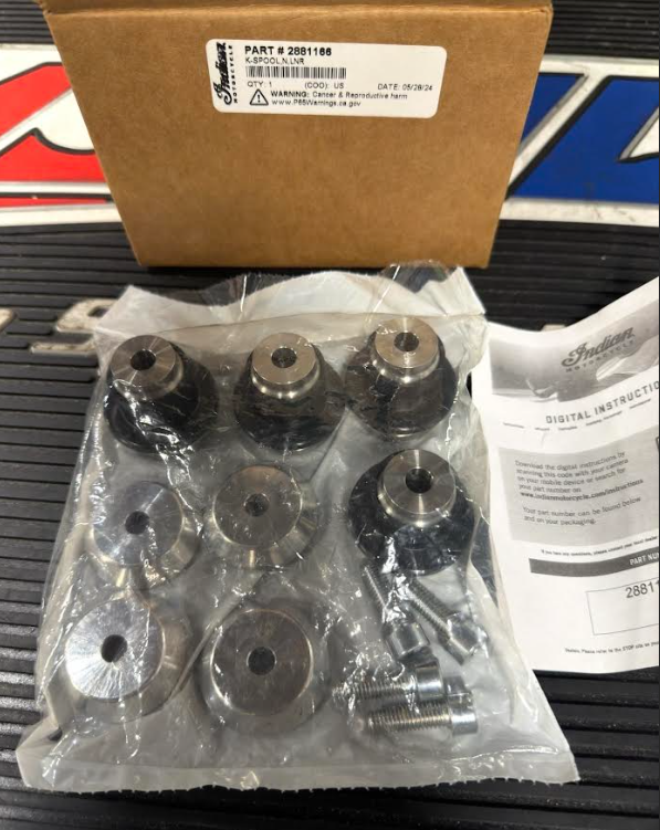 Indian Scout Quick Release Accessory Mounting Spools 2881166