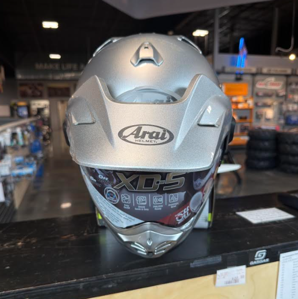 Arai XD-5 Aluminum Silver XL Helmet