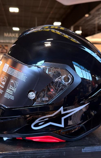 Alpinestars S-R7 Black Glossy Medium Helmet
