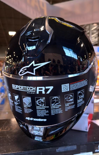 Alpinestars S-R7 Black Glossy Medium Helmet
