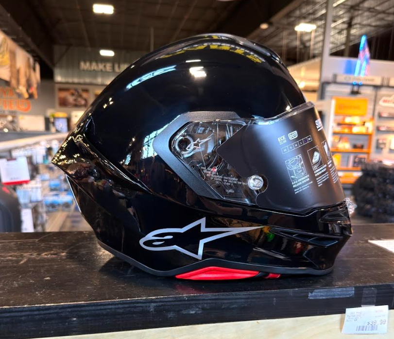 Alpinestars S-R7 Black Glossy Medium Helmet
