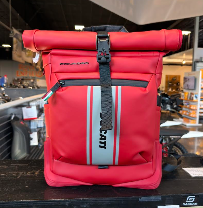 Ducati D-Piquadro Roll Backpack Red 987801901