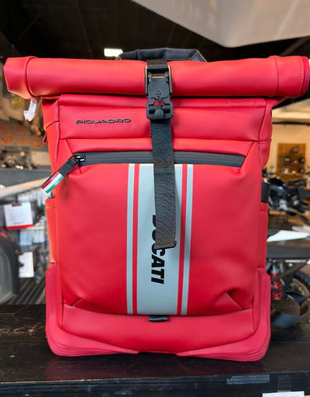 Ducati D-Piquadro Roll Backpack Red 987801901