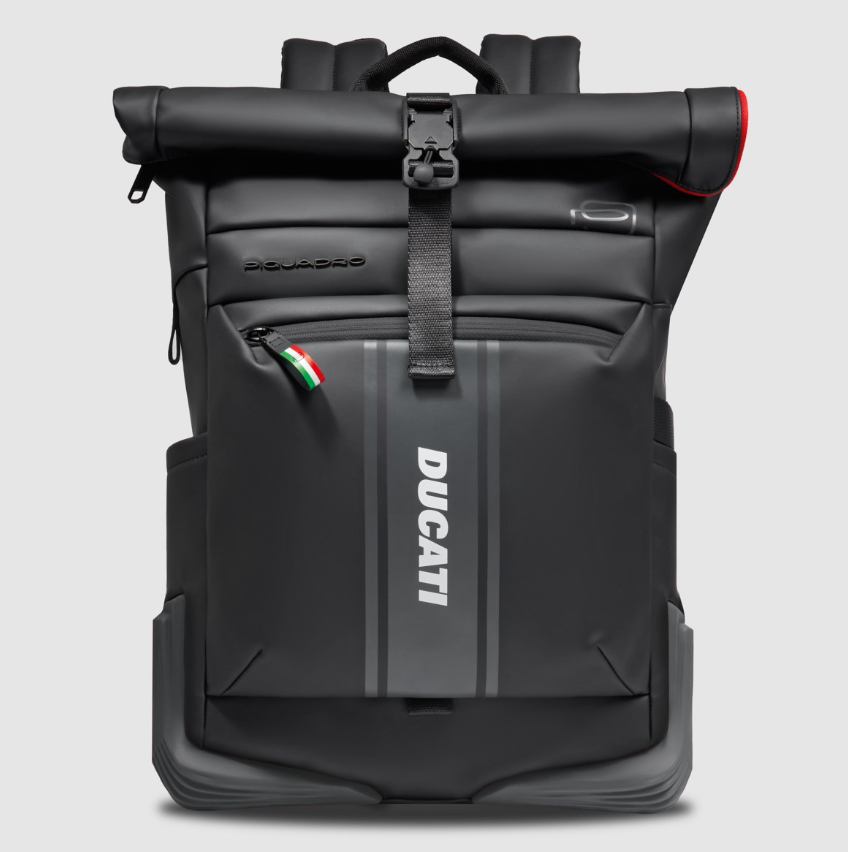 Ducati D-Piquadro Roll Backpack Black 987801900