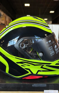 Alpinestars S-R7 Zeal Yellow Flou Medium Helmet
