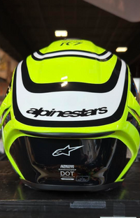 Alpinestars S-R7 Zeal Yellow Flou Medium Helmet
