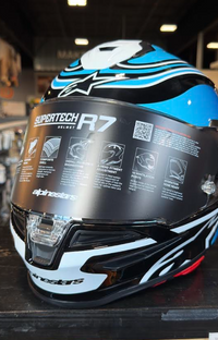 Alpinestars S-R7 Zeal Blue Medium Helmet
