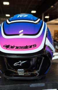 Alpinestars S-R7 Zeal Blue Medium Helmet
