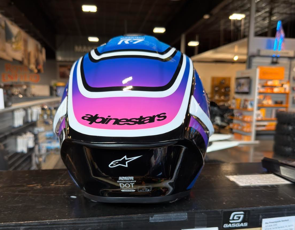 Alpinestars S-R7 Zeal Blue Medium Helmet