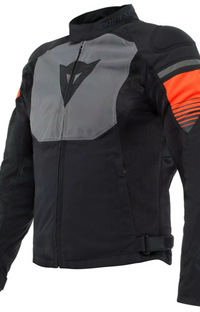 Dainese Air Fast Tex Jacket Size 54 Black and Fluorescent Red New
