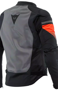 Dainese Air Fast Tex Jacket Size 54 Black and Fluorescent Red New
