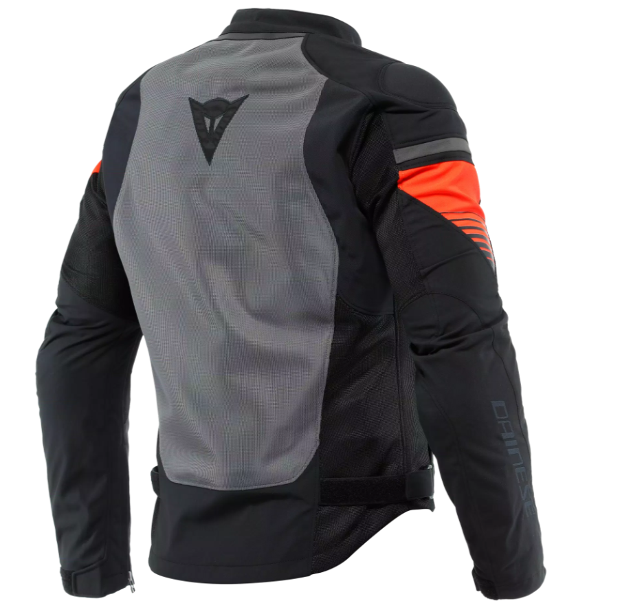Dainese Air Fast Tex Jacket Size 54 Black and Fluorescent Red New