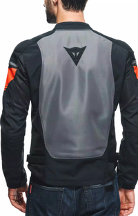 Dainese Air Fast Tex Jacket Size 54 Black and Fluorescent Red New
