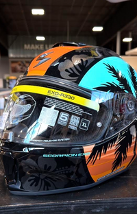 New Scorpion EXO-R330 Tubbs Helmet Size XL
