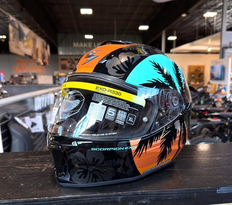 New Scorpion EXO-R330 Tubbs Helmet Size XL