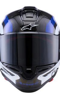 NEW Alpinestars Supertech R10 Arius Carbon Blue White Small Helmet
