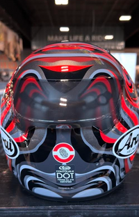 NEW Arai Contour-X Swirl Red Black Large Helmet
