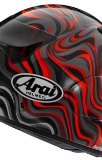 NEW Arai Contour-X Swirl Red Black Large Helmet
