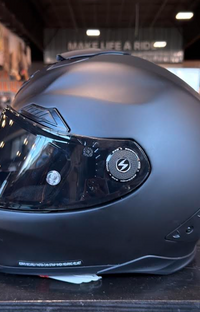 NEW Scorpion EXO Warp Apex Matte Black XL Helmet
